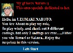 Play Naruto Dating Game